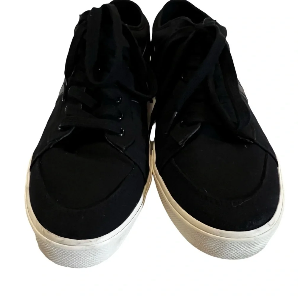Gola Classics Men's Comet Plimsoll Sneakers Black/Black/Off White Vegan 10